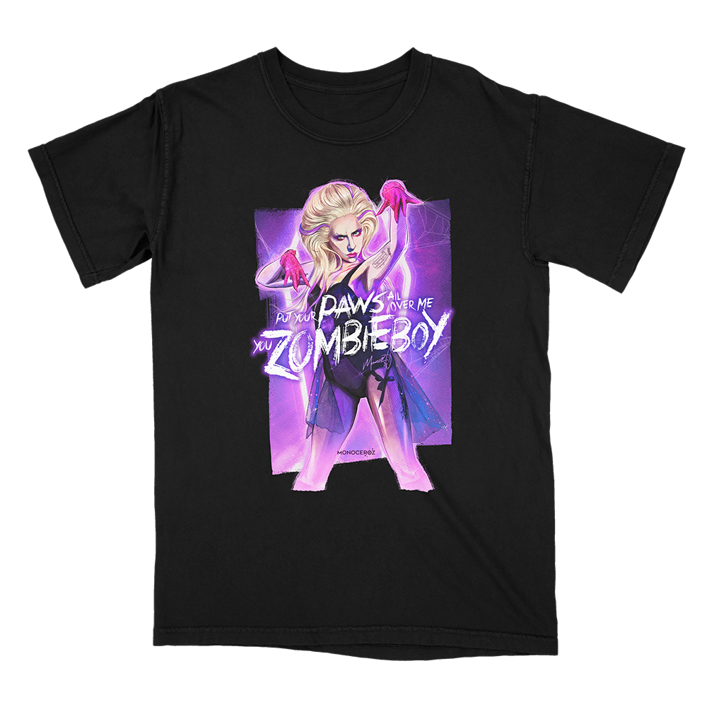 Lady Gaga Paws Up Graphic Tee - Mayhem Ball Tour