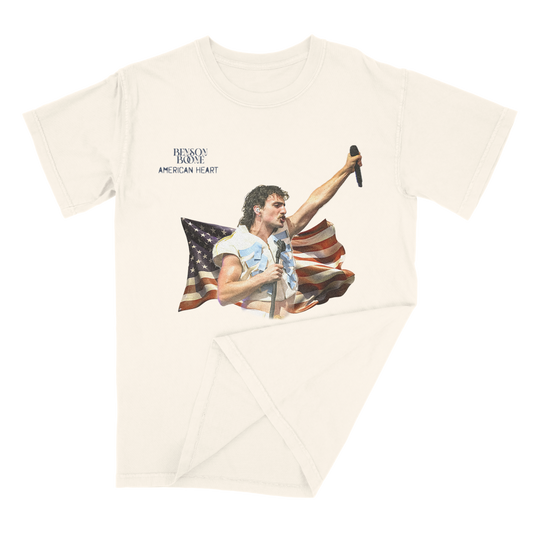 Benson Boone American Heart Graphic Tee