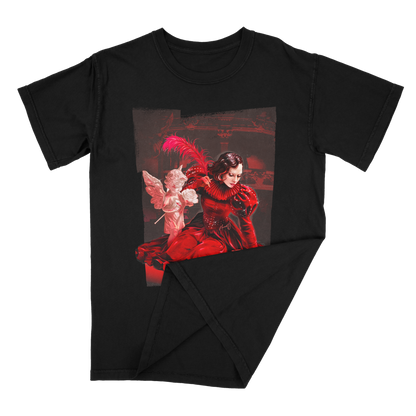 Lady in Red Graphic T-Shirt